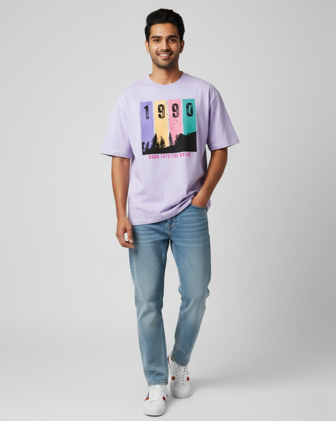 Born Into The Noise ’90 Oversized Tee – Where the 90s Never Died