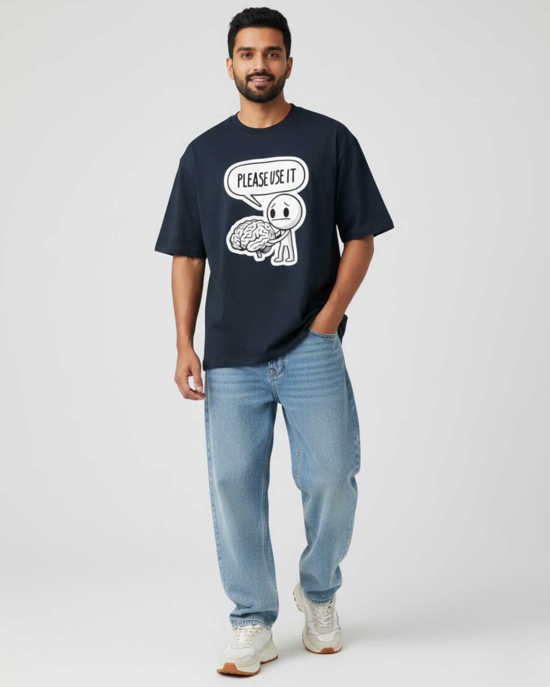 Please Use It Oversized Tee | Sarcastic Streetwear