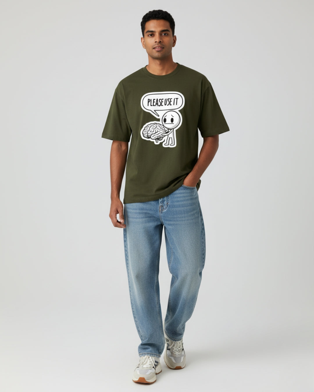 Please Use It Oversized Tee | Sarcastic Streetwear