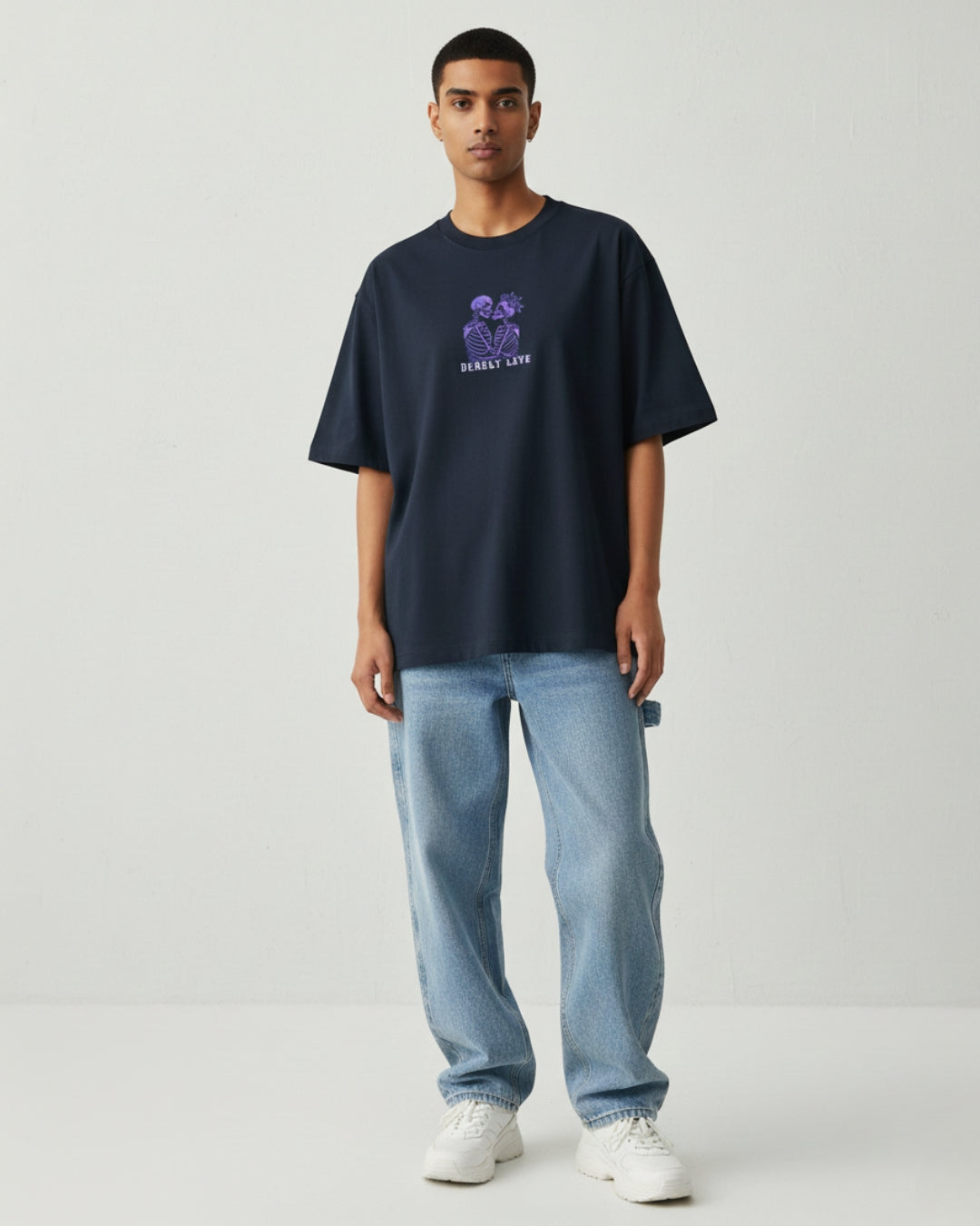 Deadly Love Oversized T-Shirt – Dark Streetwear Graphic Tee