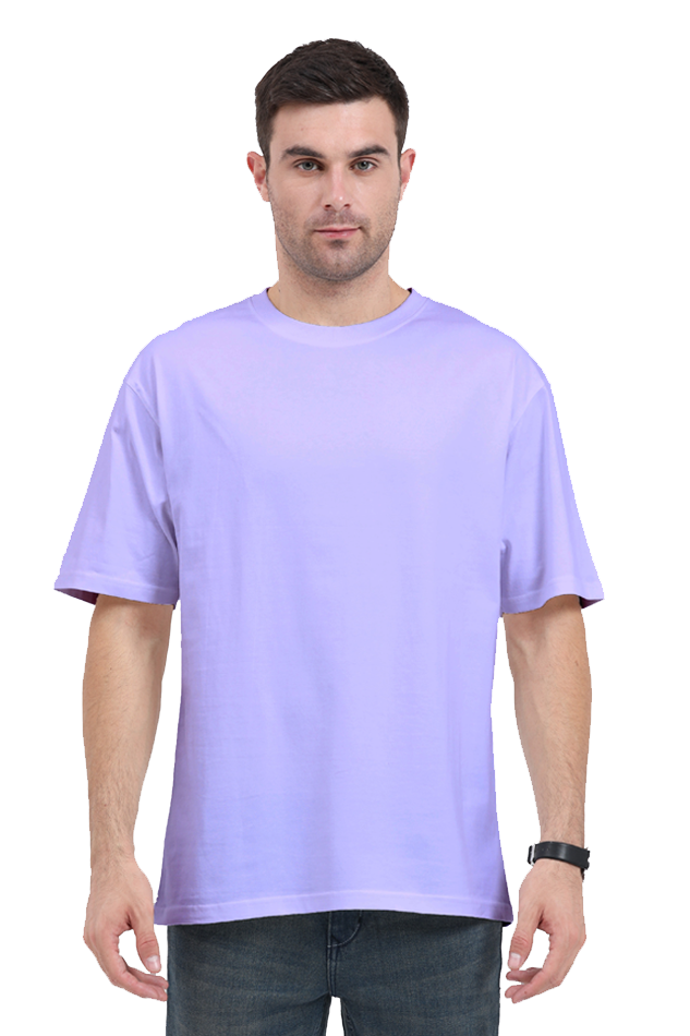 Basic Solids Lavender Unisex Oversized Tee | Streetwear Essential