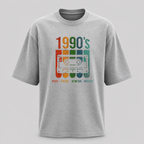 Artwear 90s Glitch Graphic Oversized T-Shirt