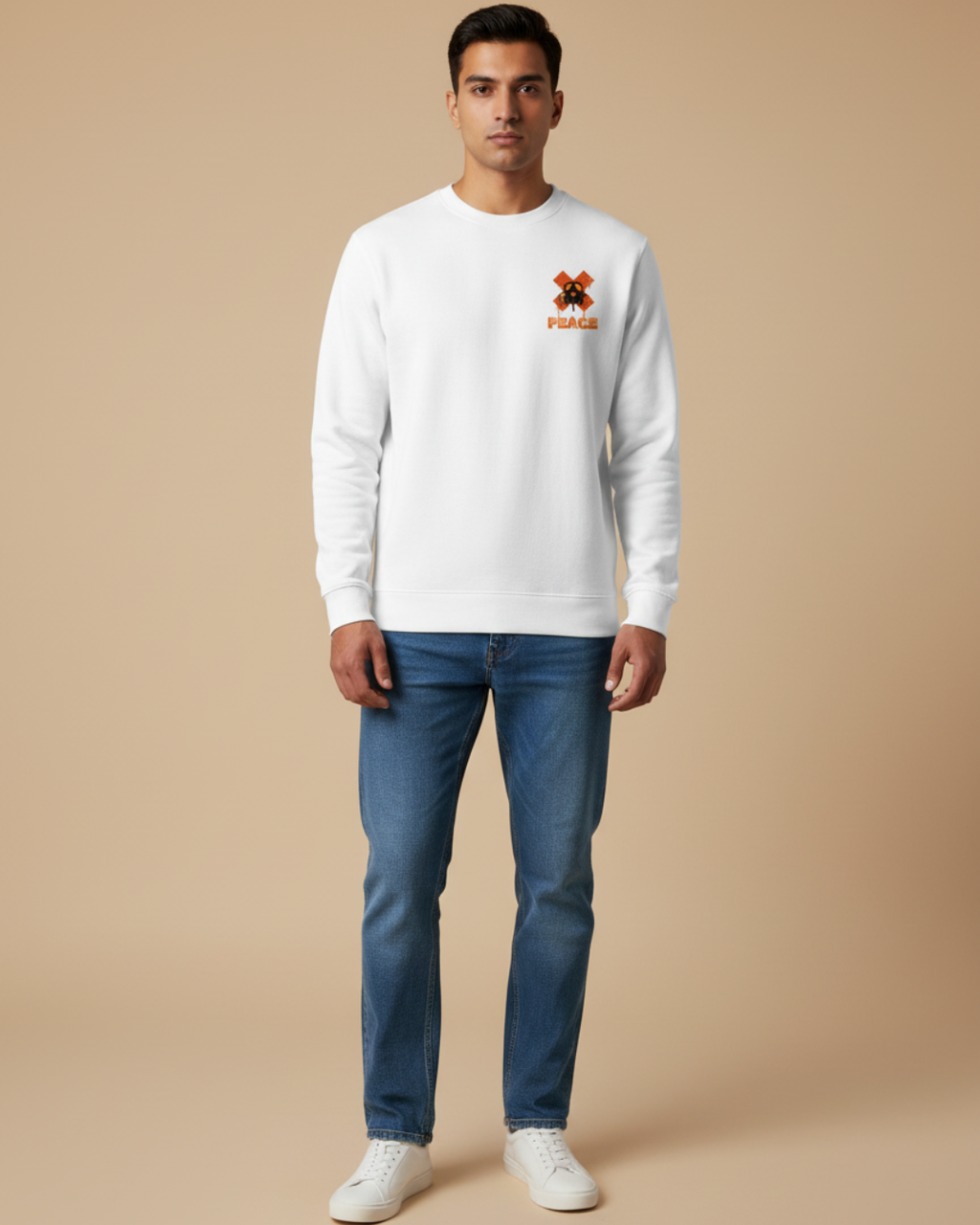 Outlaw Division Gas Mask Sweatshirt – 300 GSM Premium Unisex Crew