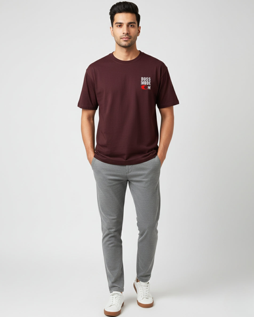 Boss Mode On Oversized Tee | Power Streetwear