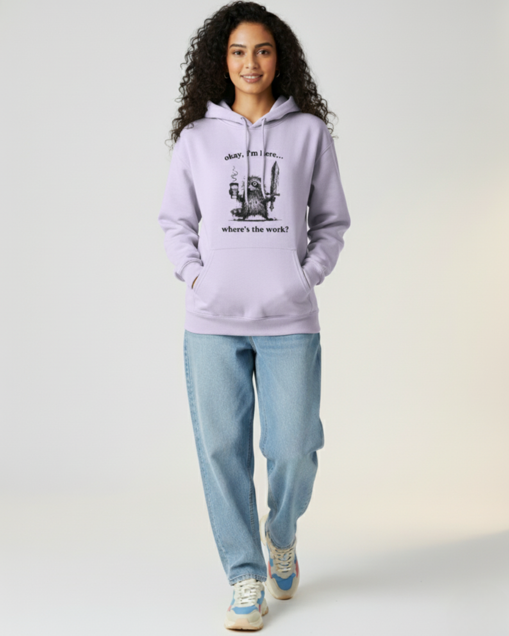 Where’s The Work Hoodie – Lazy Mood Meets Street Grind