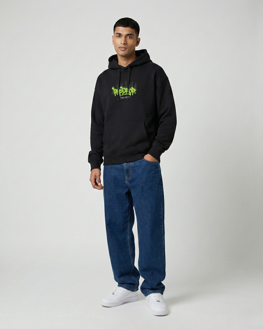 Trippy Outside | Dead Inside Hoodie – PopDrop Originals (400 GSM | Oversized Premium)