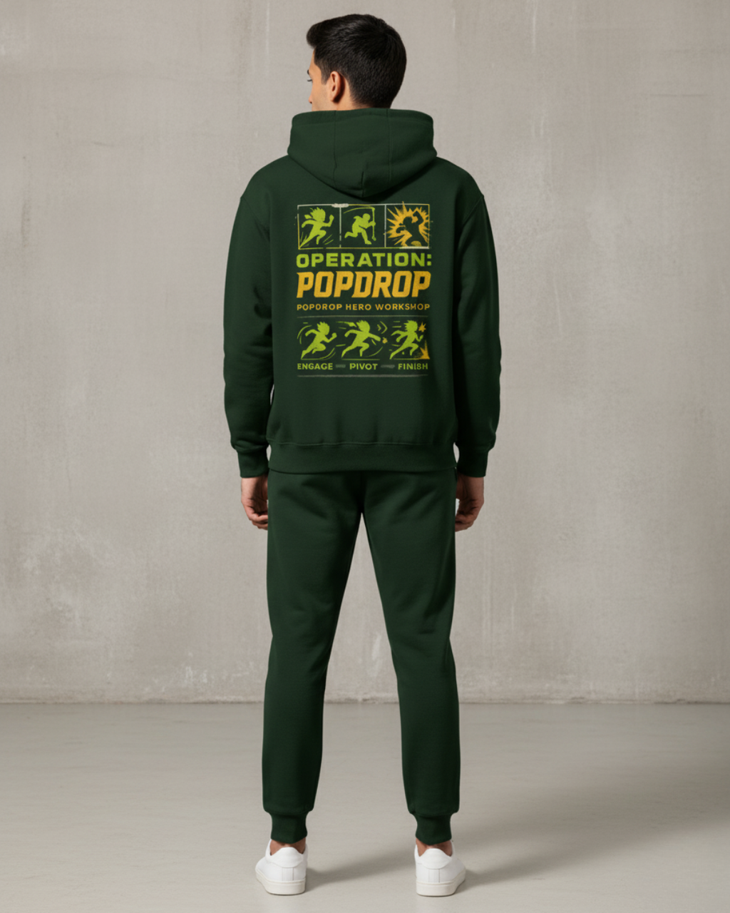 Operation PopDrop — Hero Workshop Hoodie