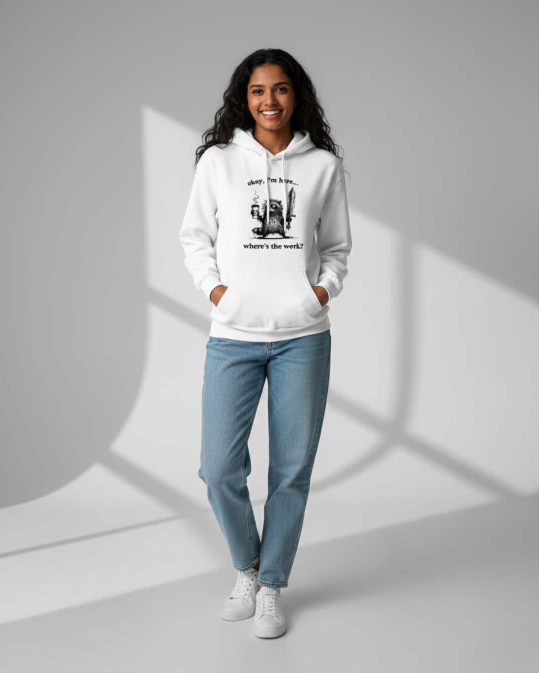 Where’s The Work Hoodie – Lazy Mood Meets Street Grind