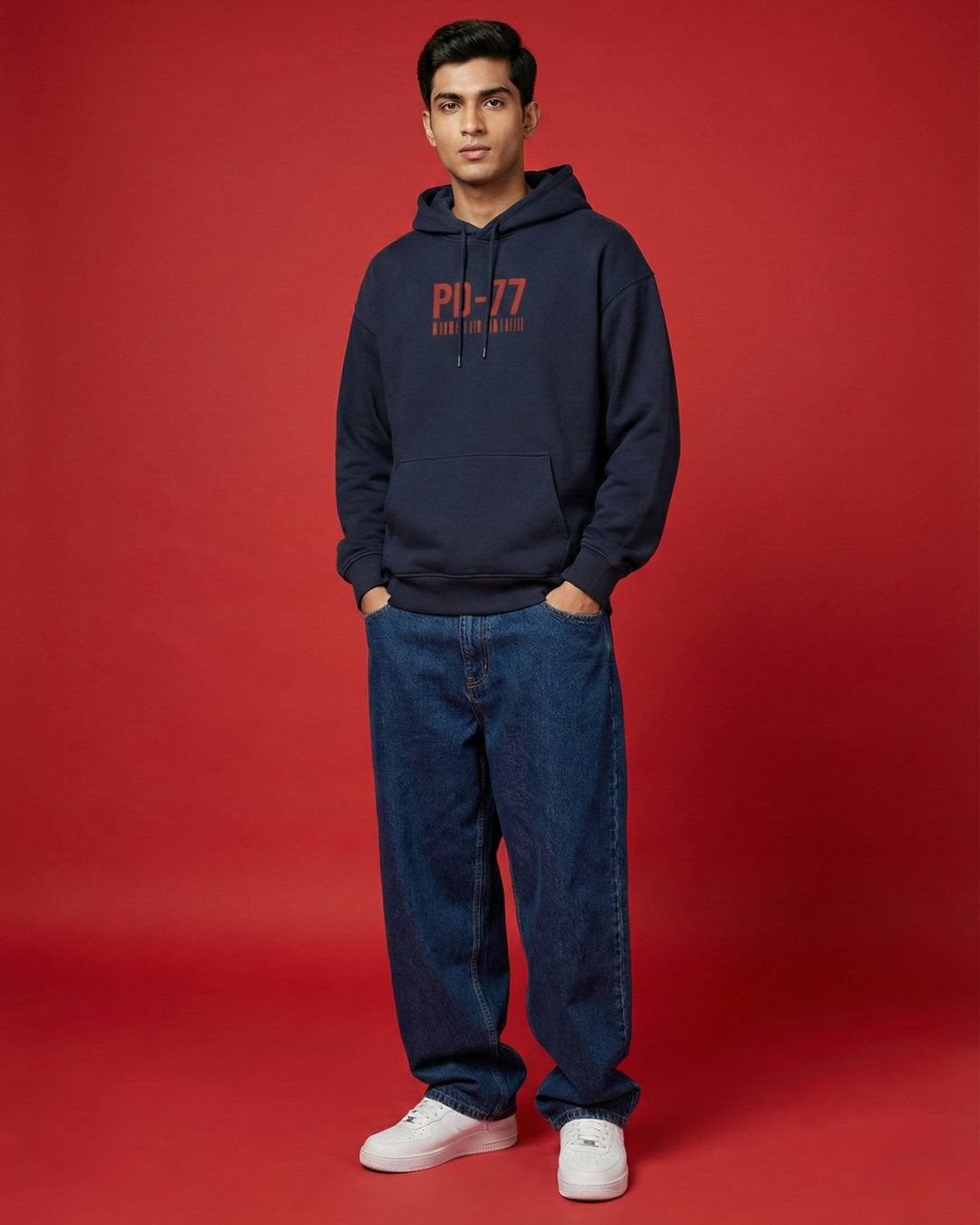 PD–77 “No Rules No Permit” Oversized Hoodie | 400 GSM Premium Chaoswear