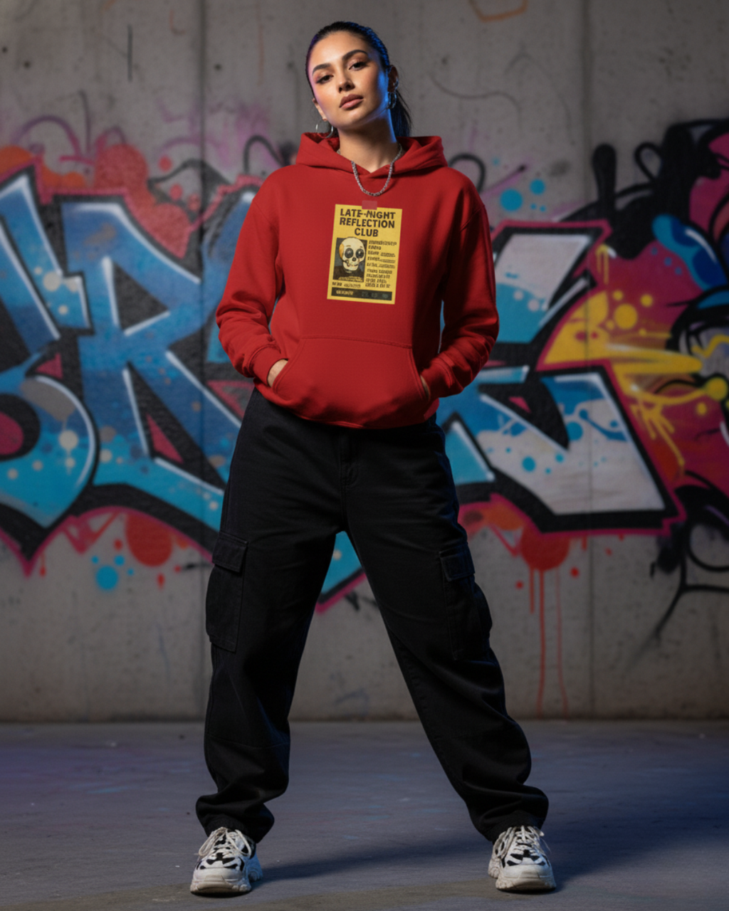 Late Night Reflection Club Hoodie | Aesthetic Chaoswear Hoodie