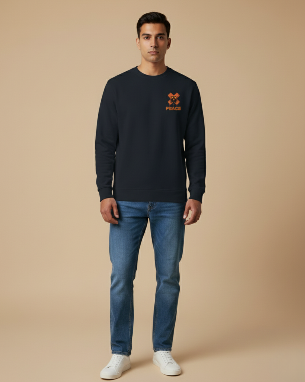 Outlaw Division Gas Mask Sweatshirt – 300 GSM Premium Unisex Crew