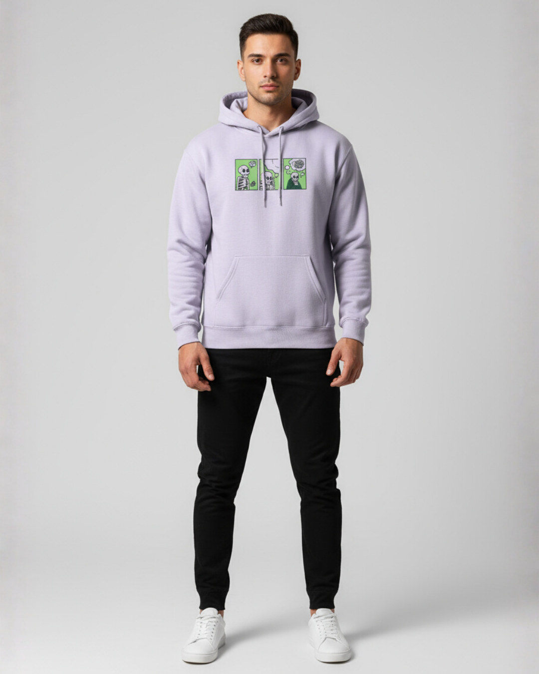 Mood Magnification Club Hoodie | Premium 300 GSM Regular Fit | PopDrop Overthinker Edition