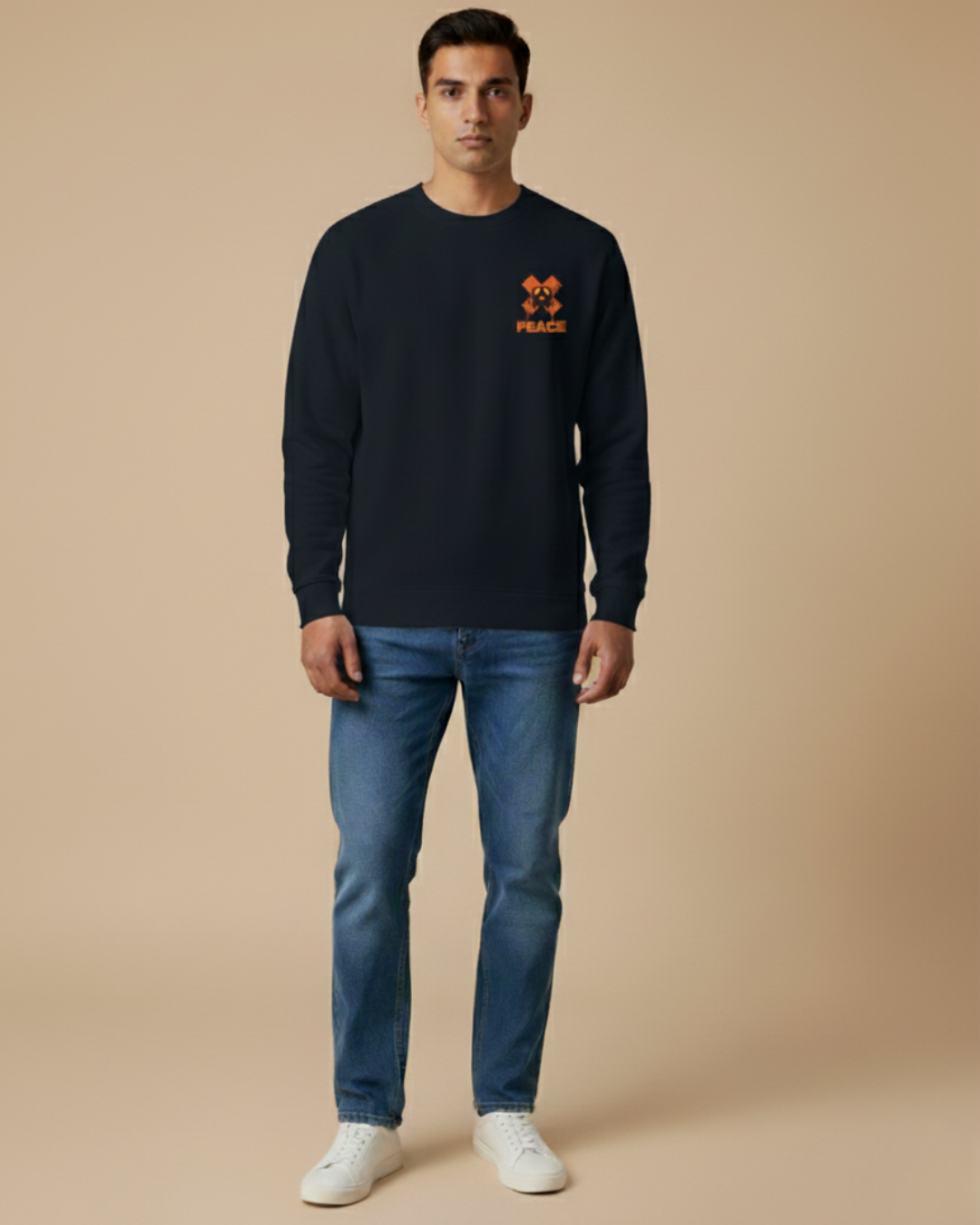 Outlaw Division Gas Mask Sweatshirt – 300 GSM Premium Unisex Crew