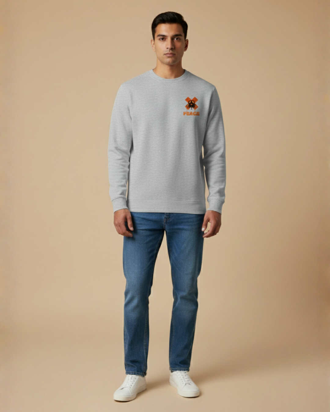 Outlaw Division Gas Mask Sweatshirt – 300 GSM Premium Unisex Crew