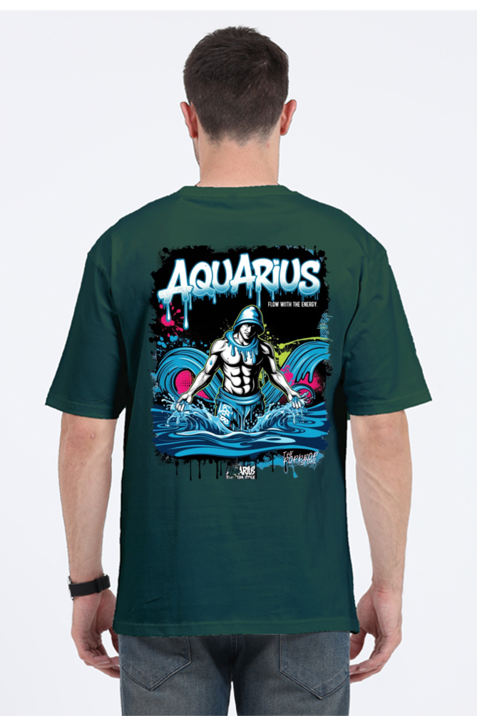 AQUARIUS ZODIAC OVERSIZED TEE – GRAFFITI STREETWEAR BY