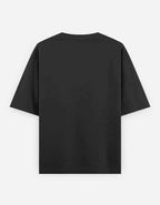 Heavy Basic Solids: Black Unisex Oversized Classic T-Shirt – 240 GSM Heavyweight Cotton