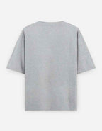 Heavy Basic Solids: Grey Unisex Oversized Classic T-Shirt – 240 GSM Heavyweight Cotton
