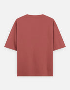 Heavy Basic Solids: Coral Unisex Oversized Tee - The PopDrop Store