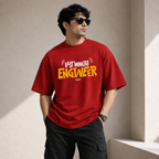 Artwear Last Minute Engineer Oversized T-Shirt