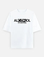 ALC2OH6OL IS A SOLUTION OVERSIZED TEE - The PopDrop Store