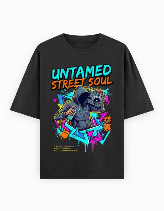 Untamed Street Soul Oversized Graphic T-Shirt