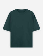 Heavy Basic Solids: Petrol Blue Unisex Oversized Classic T-Shirt – 240 GSM Heavyweight Cotton
