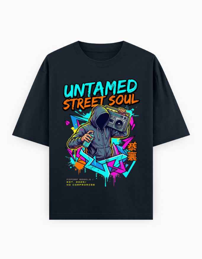 Untamed Street Soul Oversized Graphic T-Shirt