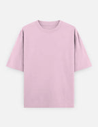 Heavy Basic Solids: Light Baby Pink Unisex Oversized Classic T-Shirt – 240 GSM Heavyweight Cotton - The PopDrop Store