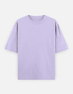 Heavy Basic Solids: Lavender Unisex Oversized Classic T-Shirt – 240 GSM Heavyweight Cotton - The PopDrop Store