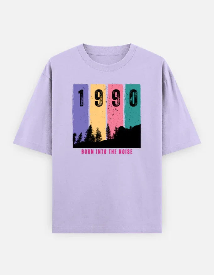 BORN INTO THE NOISE ’90 OVERSIZED TEE - The PopDrop Store
