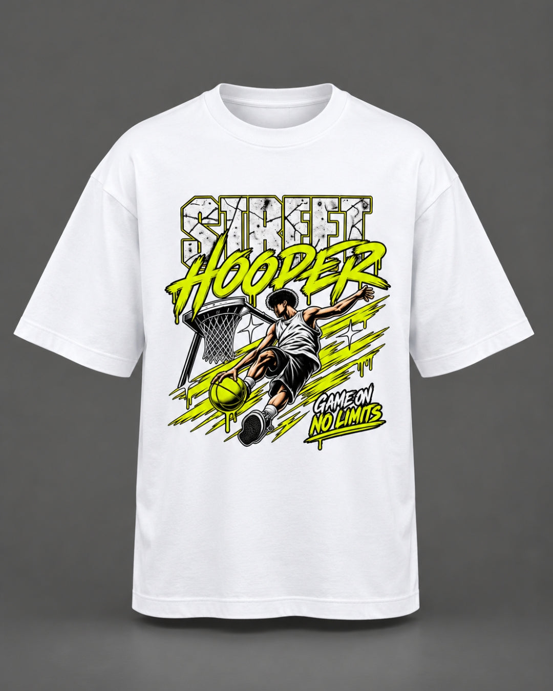 Game On Oversized Graphic T-Shirt