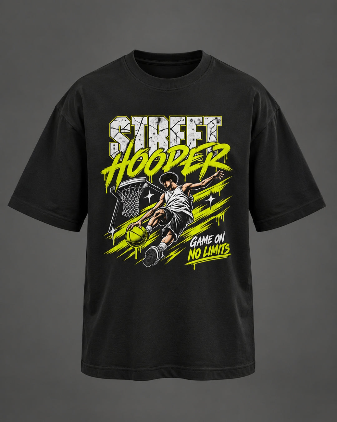 Game On Oversized Graphic T-Shirt