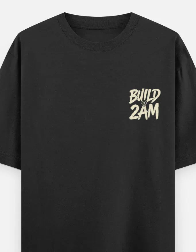 Build @ 2AM — Oversized Streetwear T-Shirt - The PopDrop Store