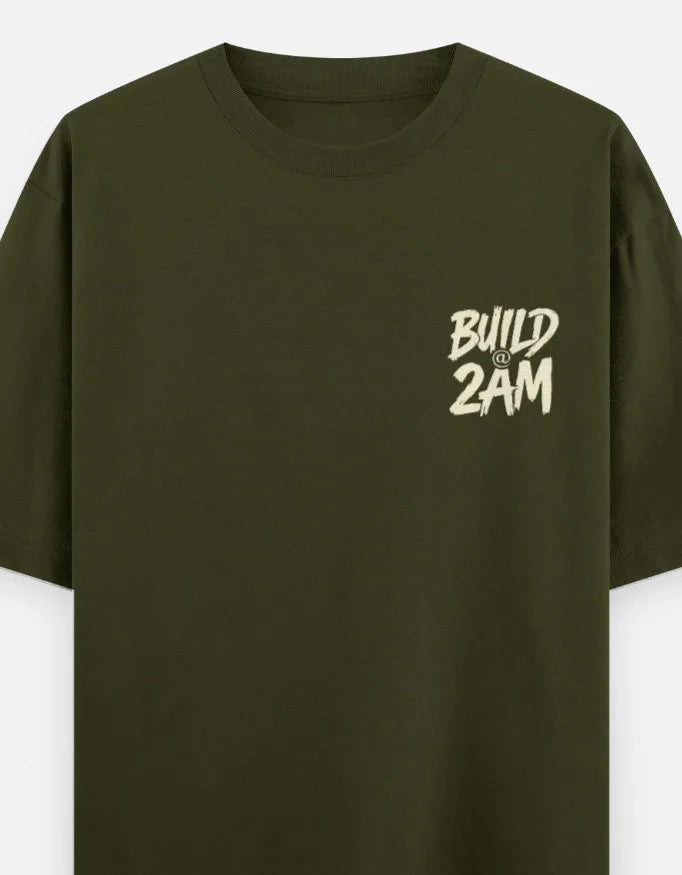 Build @ 2AM — Oversized Streetwear T-Shirt - The PopDrop Store