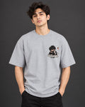No Signal Graphic Oversized T-Shirt