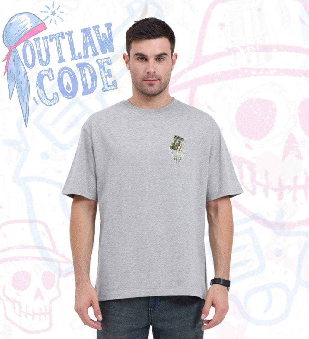 BLUNT BONES OVERSIZED TEE – SKELETON SMOKING TEE BY POPDROP