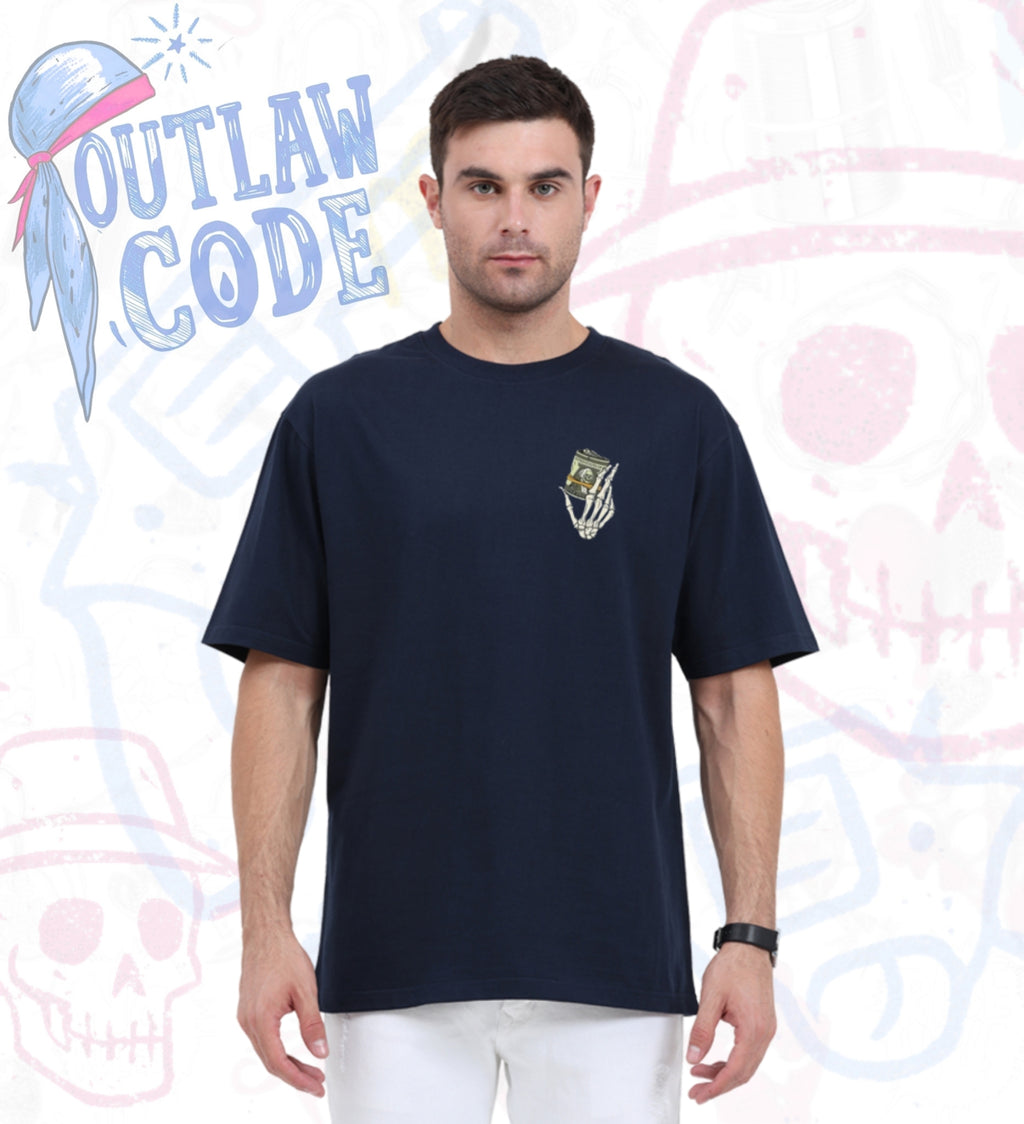 BLUNT BONES OVERSIZED TEE – SKELETON SMOKING TEE BY POPDROP