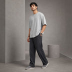 Essentials Heavy Basic Grey Oversized T-Shirt