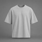 Essentials Heavy Basic Grey Oversized T-Shirt