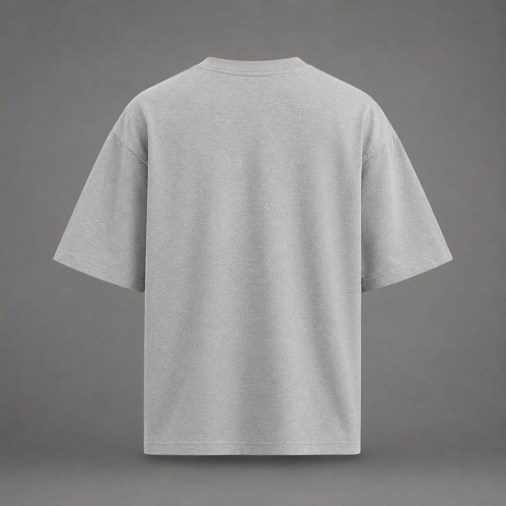 Essentials Heavy Basic Grey Oversized T-Shirt