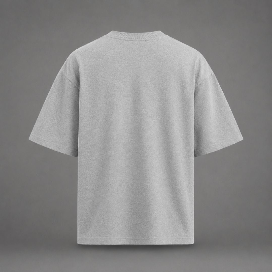 Essentials Heavy Basic Grey Oversized T-Shirt