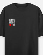 BOSS MODE ON OVERSIZED TEE - The PopDrop Store
