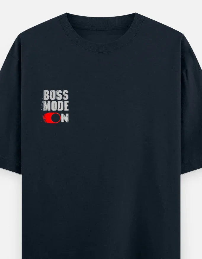 BOSS MODE ON OVERSIZED TEE - The PopDrop Store