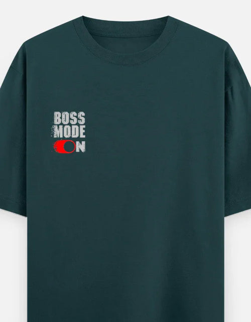 BOSS MODE ON OVERSIZED TEE - The PopDrop Store