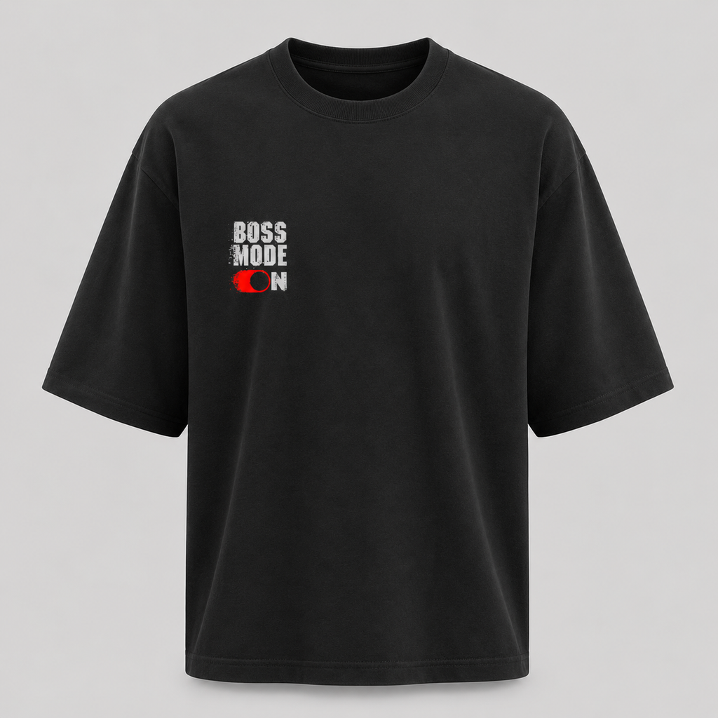 Essentials Boss Mode On Oversized T-Shirt