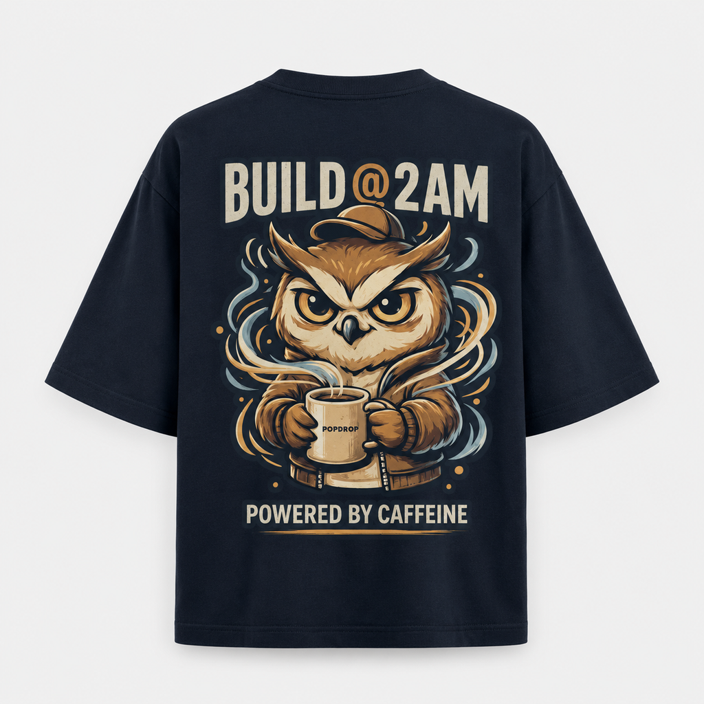 Artwear Build @ 2AM Oversized T-Shirt