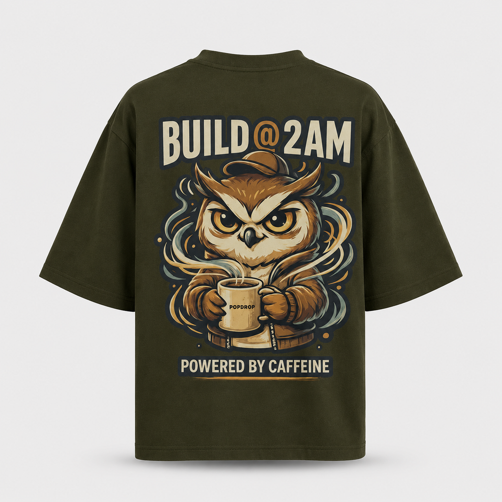 Artwear Build @ 2AM Oversized T-Shirt