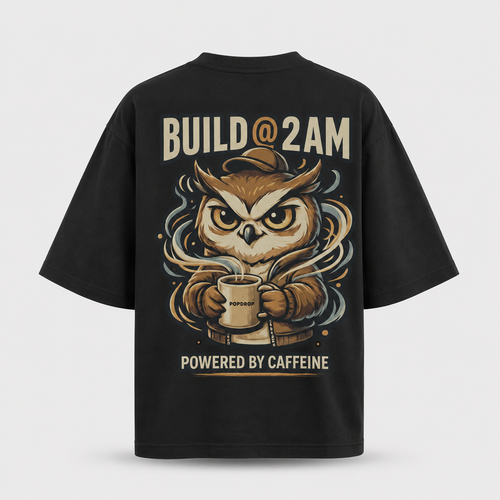 Artwear Build @ 2AM Oversized T-Shirt