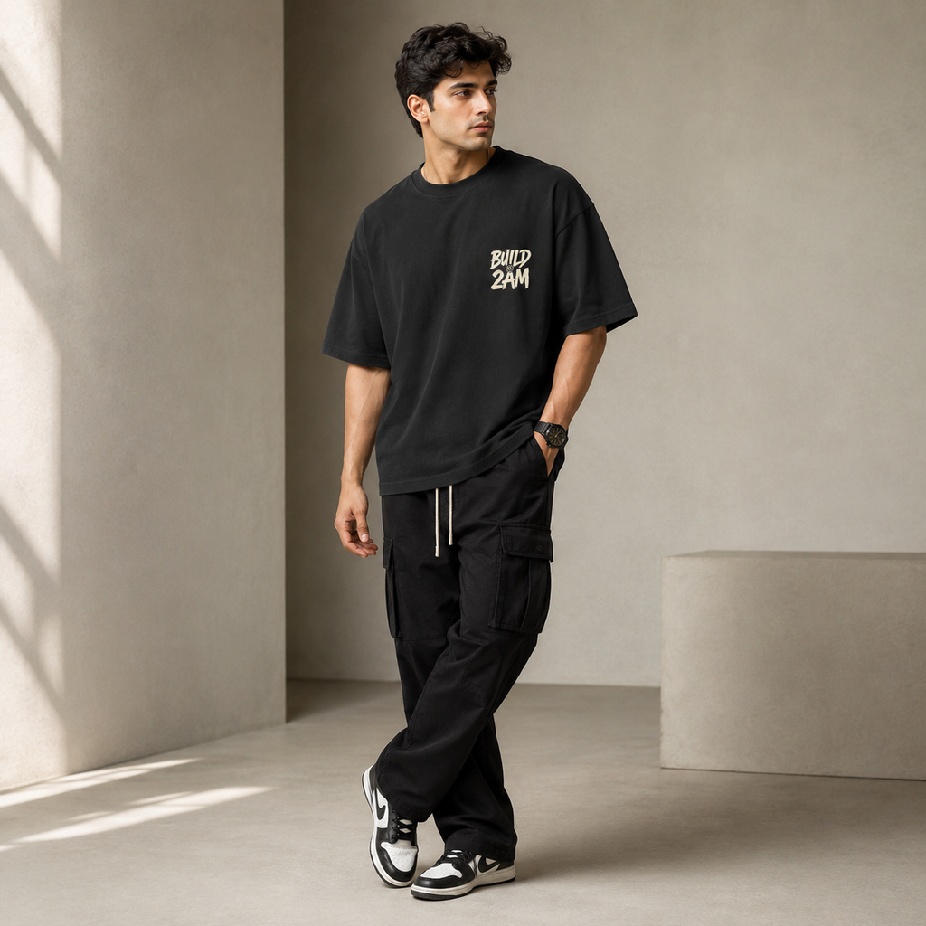 Artwear Build @ 2AM Oversized T-Shirt