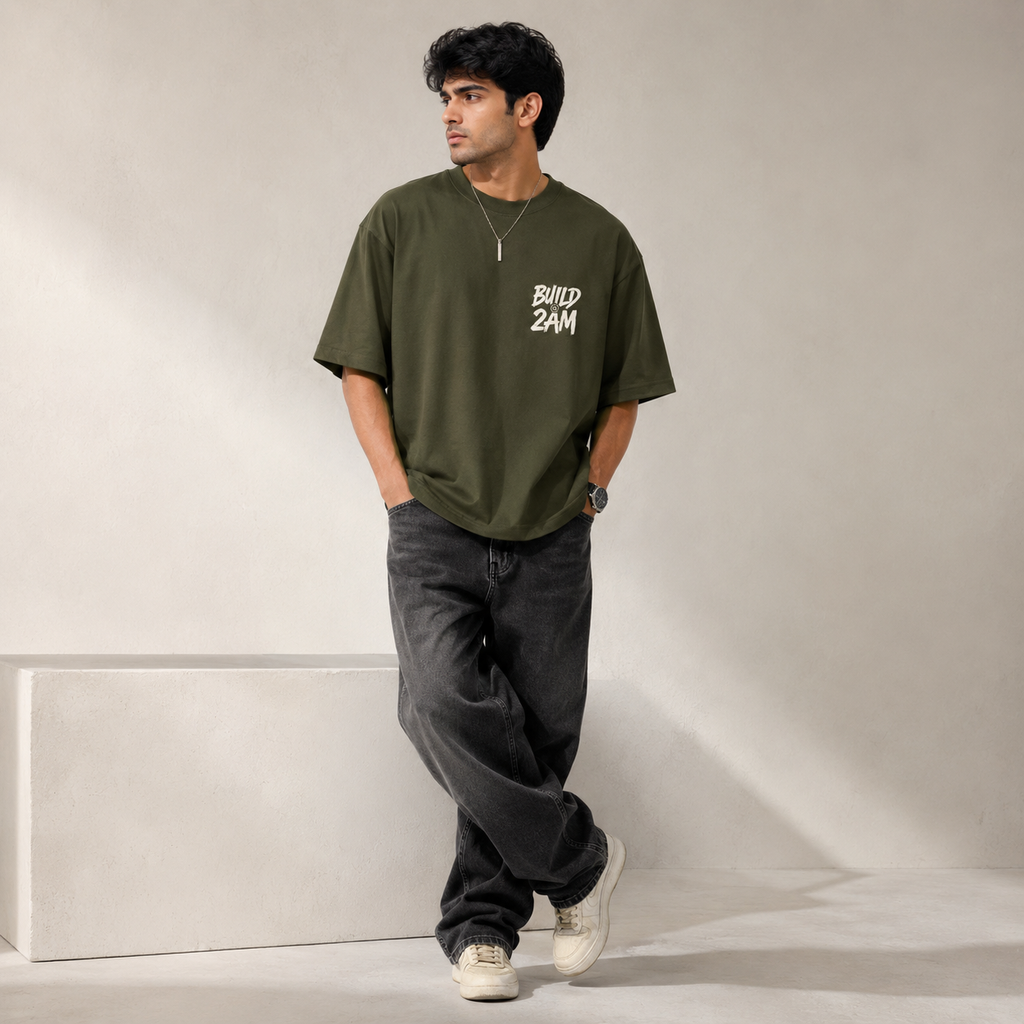 Artwear Build @ 2AM Oversized T-Shirt